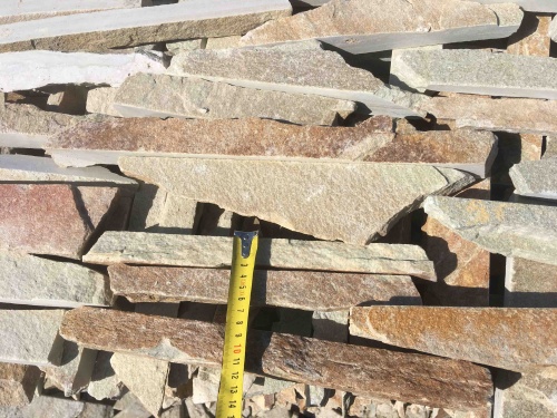 Горбушка златолит золотистый для облицовки купить в Сергиеву Посаду