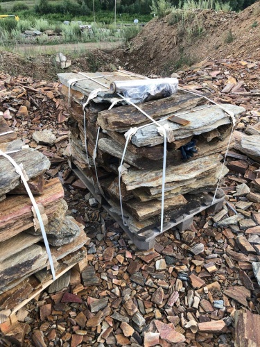 Плитняк кора дерева 50-100мм для пошаговых дорожек купить в Сергиеву Посаду