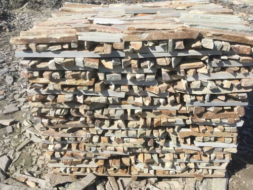 Горбушка златолит золотистый для облицовки купить в Сергиеву Посаду