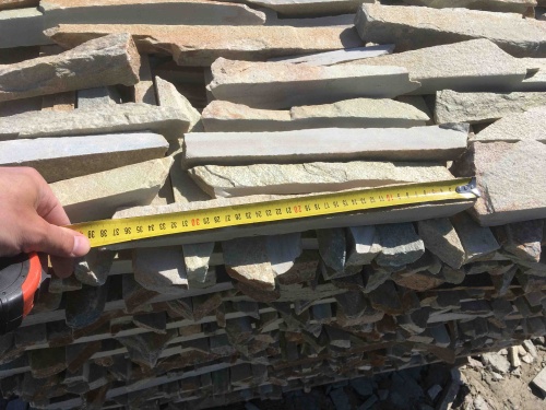 Горбушка златолит золотистый для облицовки купить в Сергиеву Посаду