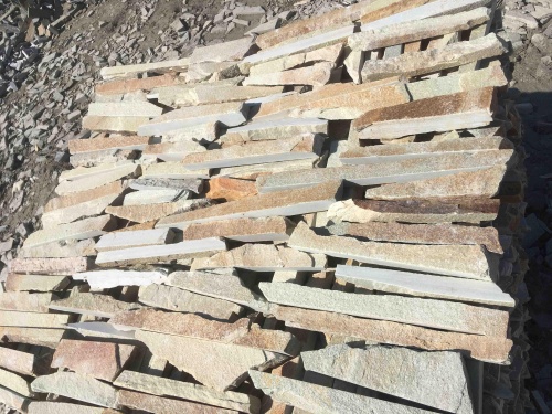 Горбушка златолит золотистый для облицовки купить в Сергиеву Посаду