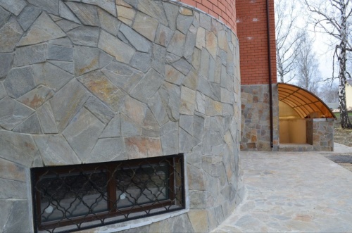 Плитняк златолит Уральский  для фасада купить в Сергиеву Посаду